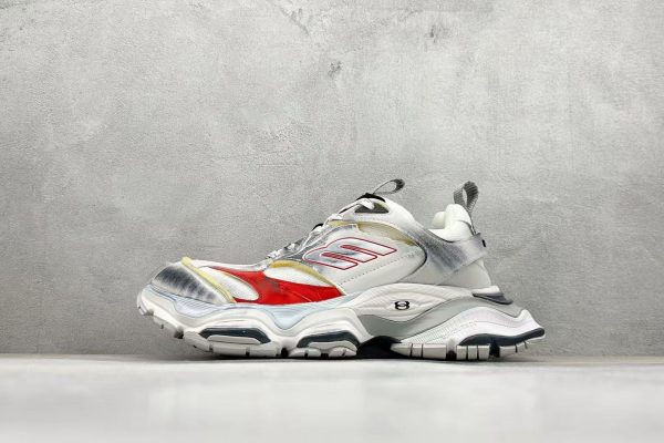AAA+ Balenciaga CARGO Sneaker White Red Replica Sneakers – 1:1 Best Copy with In-Hand Photos