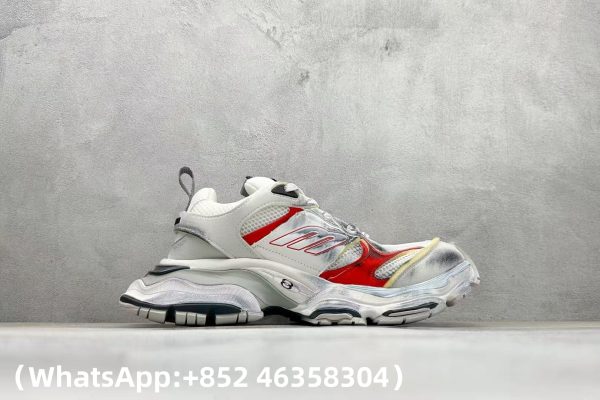 AAA+ Balenciaga CARGO Sneaker White Red Replica Sneakers – 1:1 Best Copy with In-Hand Photos