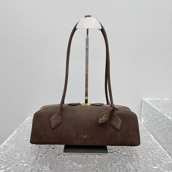Alaia LE TECKEL MEDIUM BAG IN NUBUCK