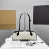 Alaia LE TECKEL MEDIUM BAG IN CANVAS AND NUBUCK
