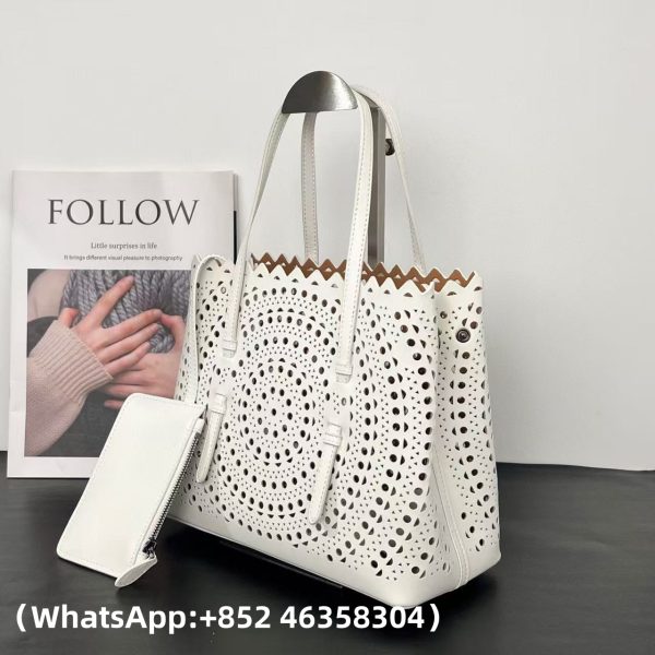 Alaia Calfskin Vienne Mina 25 Bag