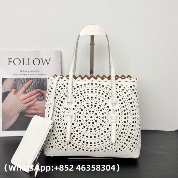 Alaia Calfskin Vienne Mina 25 Bag