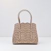 Alaia Mina 25 bag in vienne wave lux calfskin