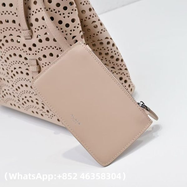 Alaia Mina 25 bag in vienne wave lux calfskin
