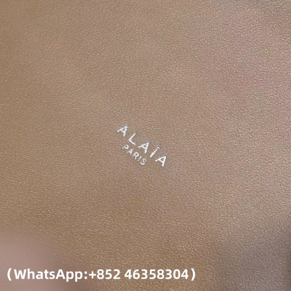 Alaia Mina 25 bag in vienne wave lux calfskin