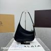 Alaia Wave asymmetric leather shoulder bag