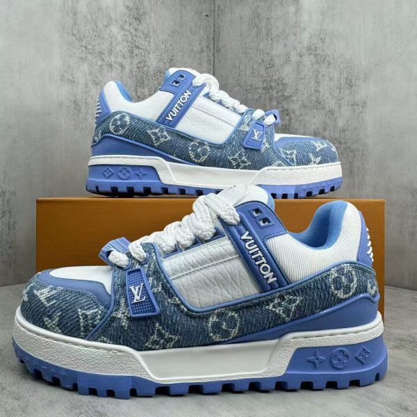 replica LV Trainer Maxi Sneaker