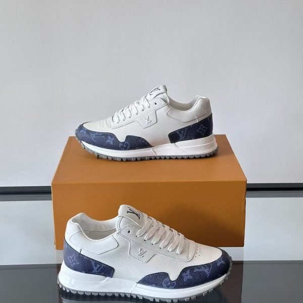 Louis Vuitton Run Away Blue Monogram Replica Sneakers