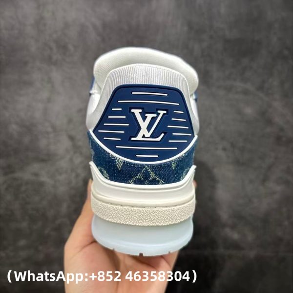 Louis Vuitton LV Trainer Blue Sneaker Replica Sneakers