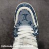 Louis Vuitton LV Trainer Blue Sneaker Replica Sneakers