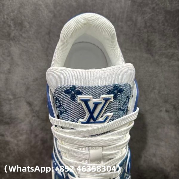 Louis Vuitton LV Trainer Blue Sneaker Replica Sneakers