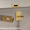Hermes Kelly Mini Kelly Epsom Leather M8 in Asphalt Grey Replica Bags