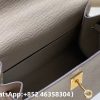 Hermes Kelly Mini Kelly Epsom Leather M8 in Asphalt Grey Replica Bags