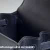 Hermes Mini Kelly Sellier 20 Noir Epsom Gold Replica Bags