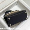 Hermes Mini Kelly Sellier 20 Noir Epsom Gold Replica Bags