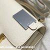 Replica Hermes Milkshake Platinum Buckle Epsom Leather Constance 18