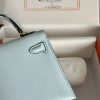 AAA+ Hermes Epsom Mini Kelly Sellier 20 Bleu Brume Replica Bags – 1:1 Best Copy with In-Hand Photos