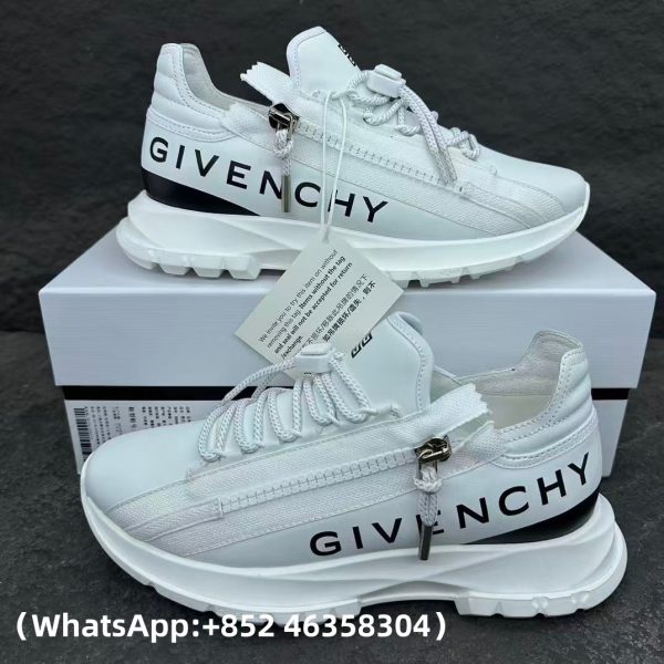 Replica Givenchy Spectre Zip Runners Leather Sneakers