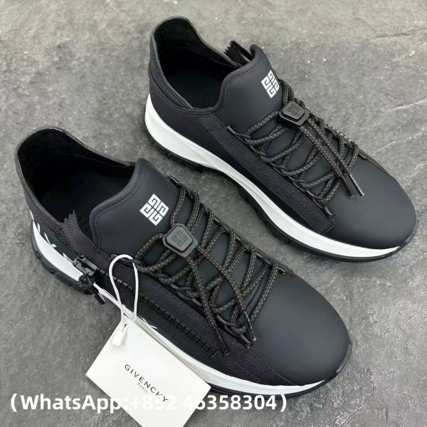 Replica Givenchy Spectre Zip Runners Leather Sneakers