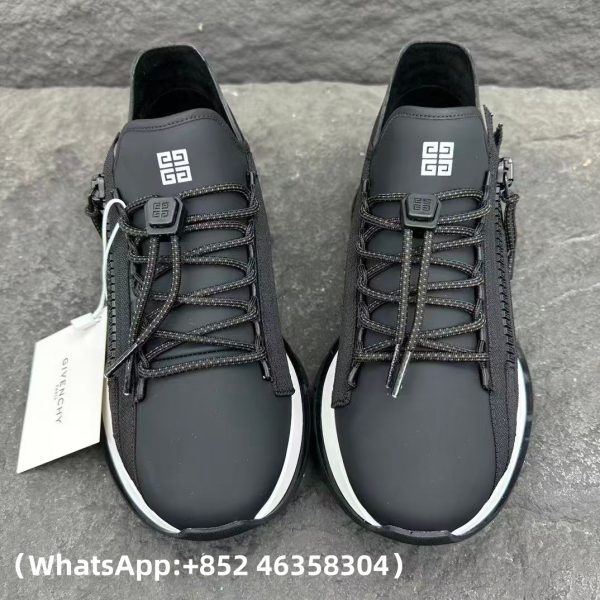 Replica Givenchy Spectre Zip Runners Leather Sneakers
