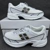 Givenchy Men's NFNTY-52 Runner Sneakers in White/Silvery