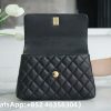 CHANEL Caviar Quilted Mini Coco Chain Handle Flap Black Replica Bags