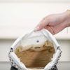 CHANEL Metallic Lambskin Quilted Mini Chanel 22 Silvery Replica Bags