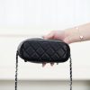 CHANEL 25B Star Buckle Lunch Box Bag Black and Silver Replica Bags
