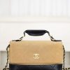 CHANEL 25A Colorblock Messenger Bag Replica Bags