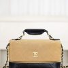 CHANEL 25A Colorblock Messenger Bag Replica Bags