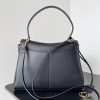 Balenciaga Natural Smooth Calfskin Medium Rodeo Top Handle Handbag Black Replica Bags