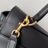 Balenciaga Natural Smooth Calfskin Medium Rodeo Top Handle Handbag Black Replica Bags