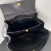 Balenciaga Natural Smooth Calfskin Medium Rodeo Top Handle Handbag Black Replica Bags