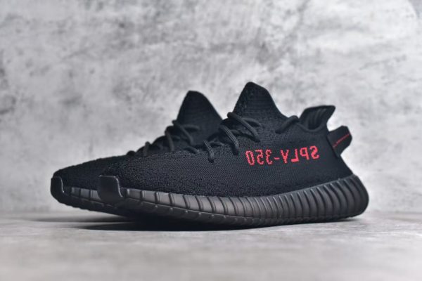 Adidas Yeezy Boost 350 V2 Black Red Replica Sneakers