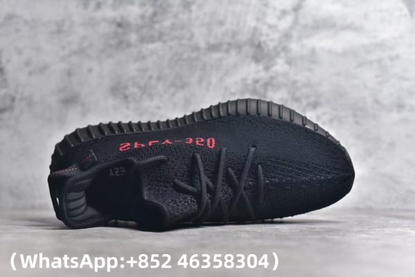 Adidas Yeezy Boost 350 V2 Black Red Replica Sneakers