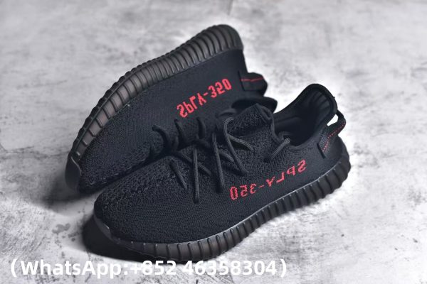 Adidas Yeezy Boost 350 V2 Black Red Replica Sneakers