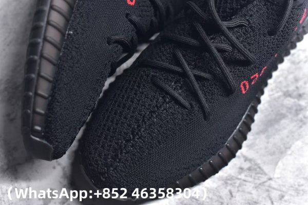 Adidas Yeezy Boost 350 V2 Black Red Replica Sneakers