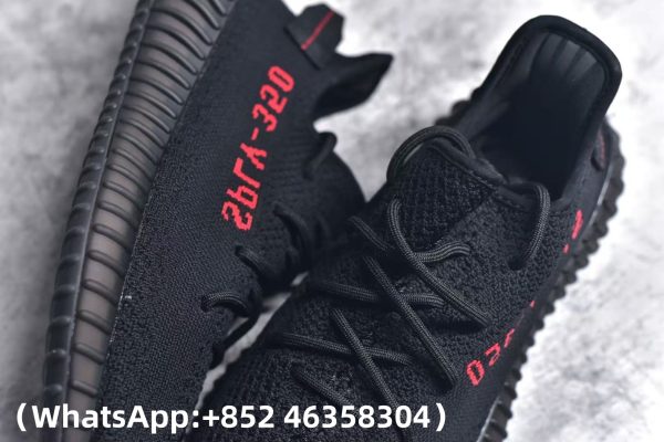 Adidas Yeezy Boost 350 V2 Black Red Replica Sneakers