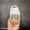 Adidas Samba OG Silver Metallic Cracked Leather Replica Sneakers