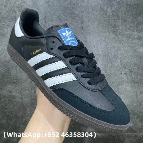 AAA+ Adidas Samba OG Black White Gum Replica Sneakers-1:1 Best Copy with In-Hand Photos