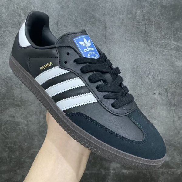 Adidas Samba OG Black White Gum Replica Sneakers