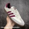 Adidas Samba OG Putty Grey Maroon Replica Sneakers
