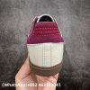 Adidas Samba OG Putty Grey Maroon Replica Sneakers