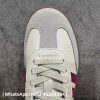 Adidas Samba OG Putty Grey Maroon Replica Sneakers