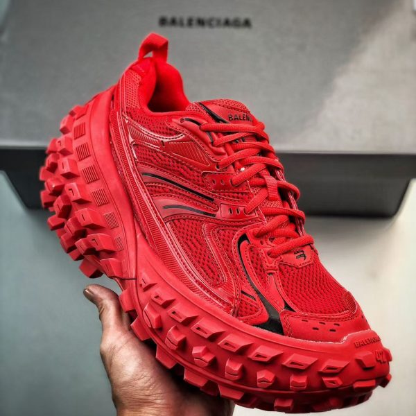 Balenciaga Defender Red Black Replica Sneakers