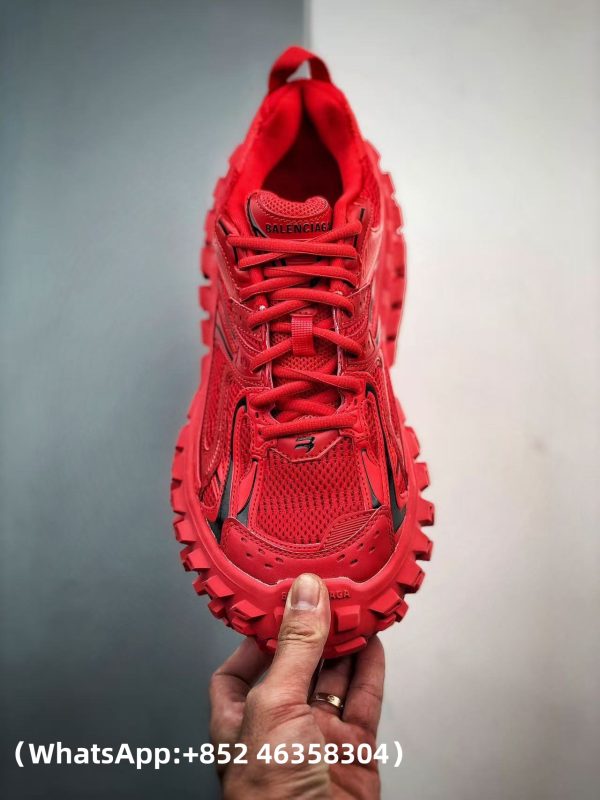 Balenciaga Defender Red Black Replica Sneakers