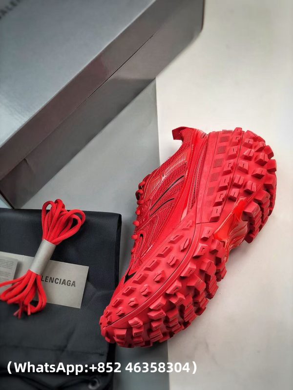Balenciaga Defender Red Black Replica Sneakers