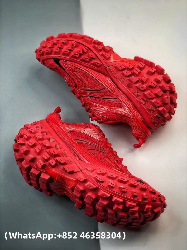 Balenciaga Defender Red Black Replica Sneakers