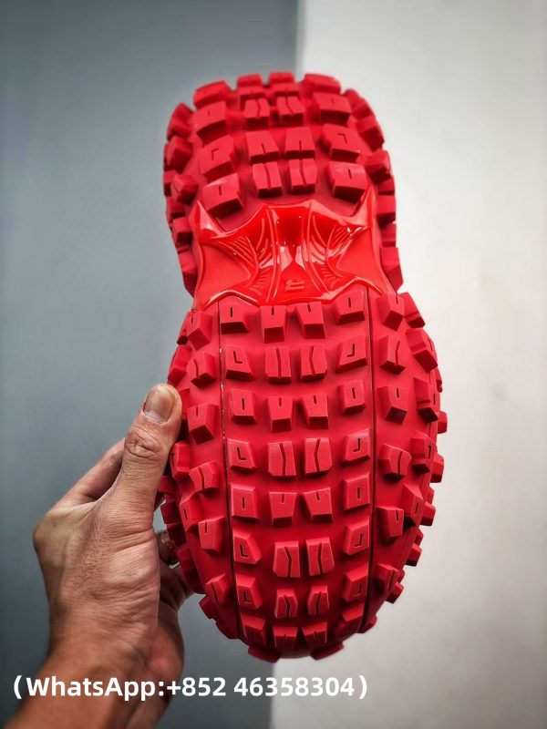 Balenciaga Defender Red Black Replica Sneakers
