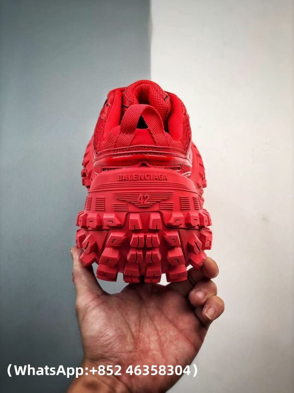Balenciaga Defender Red Black Replica Sneakers
